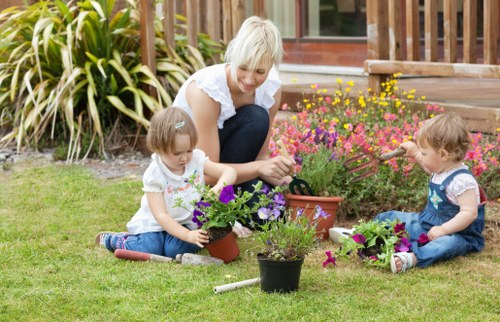 Insurance documents and policy certificates for gardening services